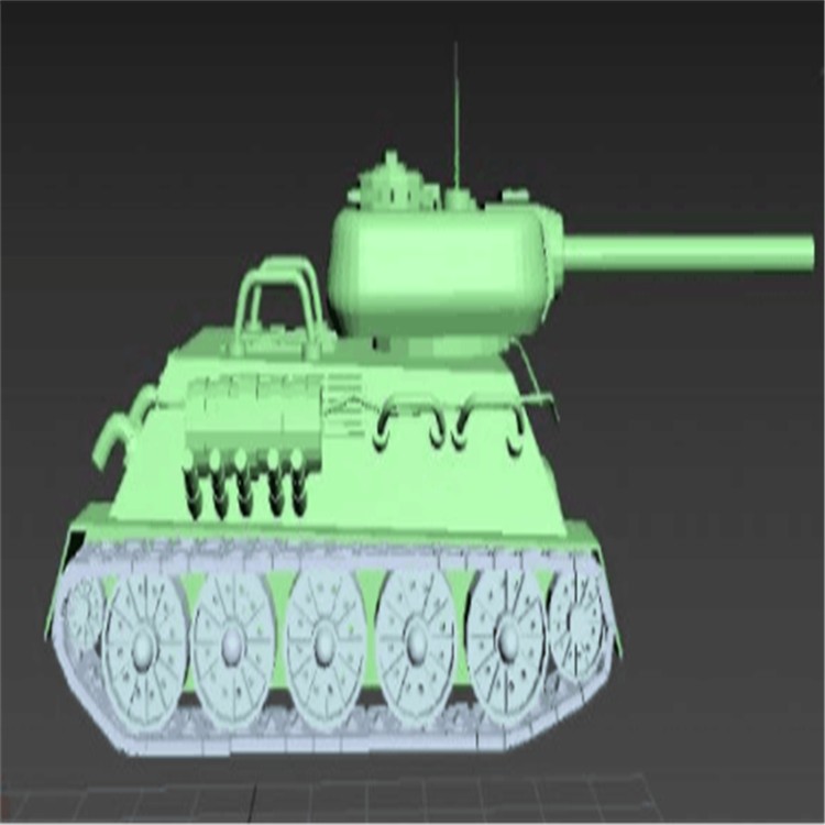 长城区充气军用坦克模型